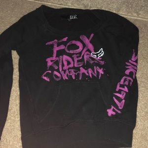 Fox riders sweatshirt.